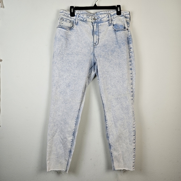 Old Navy Rockstar Super Skinny Ankle Acid Jeans Size 16 - Picture 1 of 7
